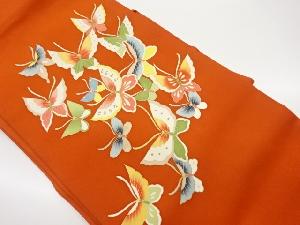 塩瀬金彩蝶模様名古屋帯